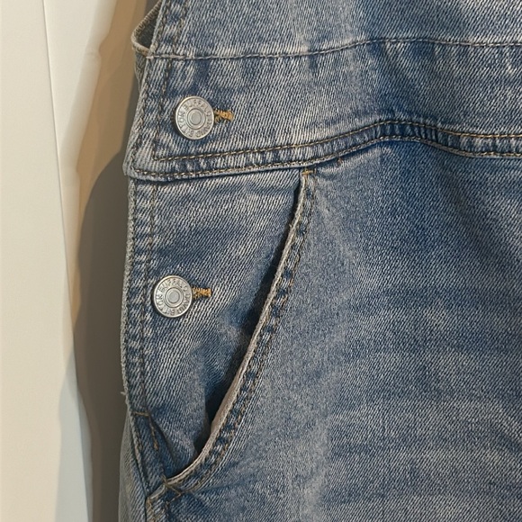 Buffalo David Bitton Denim Short Overalls Shortalls Women’s Size L - Picture 8 of 16